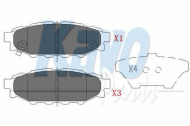 Комплект тормозных колодок KAVO PARTS KBP-8005