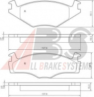Комплект тормозных колодок A.B.S. 36540 OE