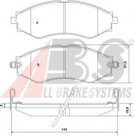 Комплект тормозных колодок A.B.S. 37053 OE