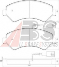 Комплект тормозных колодок A.B.S. 37576 OE