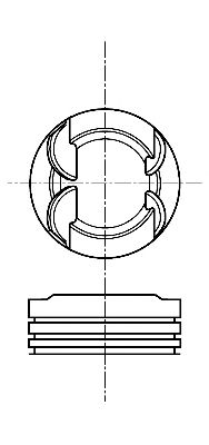 Поршень NÜRAL 87-118000-30