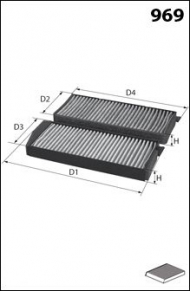 Фильтр MECAFILTER JKR7171