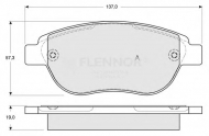 Комплект тормозных колодок FLENNOR FB210863
