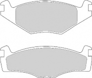 Комплект тормозных колодок NECTO FD4154A