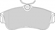 Комплект тормозных колодок NECTO FD6382A