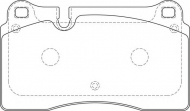 Комплект тормозных колодок NECTO FD7234A