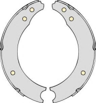 Комплект тормозов MGA K518637