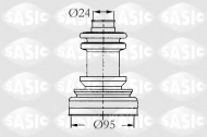 Комплект пыльника SASIC 2933423