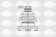 Комплект пыльника SASIC 9004603