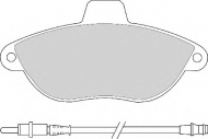 Комплект тормозных колодок ABEX AVR101