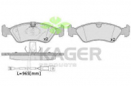 Комплект тормозных колодок KAGER 35-0194