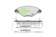 Комплект тормозных колодок KAGER 35-0548