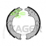 Комлект тормозных накладок KAGER 34-0014