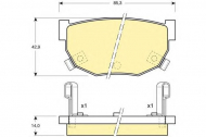 Комплект тормозных колодок GIRLING 6103689