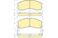 Комплект тормозных колодок GIRLING 6109819