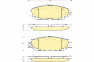 Комплект тормозных колодок GIRLING 6112409