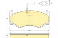 Комплект тормозных колодок GIRLING 6112489