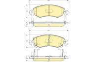 Комплект тормозных колодок GIRLING 6114204