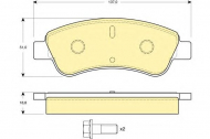 Комплект тормозных колодок GIRLING 6114634