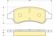 Комплект тормозных колодок GIRLING 6115634
