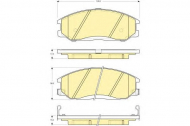 Комплект тормозных колодок GIRLING 6132579