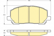Комплект тормозных колодок GIRLING 6132869