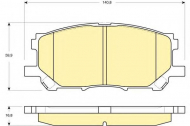 Комплект тормозных колодок GIRLING 6133389