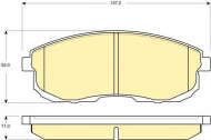 Комплект тормозных колодок GIRLING 6133909