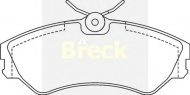 Комплект тормозных колодок BRECK 20124 00 701 00