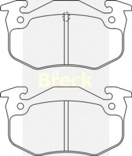 Комплект тормозных колодок BRECK 20635 00 702 10