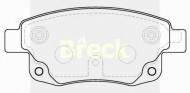 Комплект тормозных колодок BRECK 24486 00 702 10