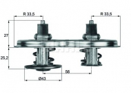 Термостат MAHLE ORIGINAL TX 33 75D
