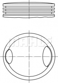 Поршень MAHLE ORIGINAL 033 12 00