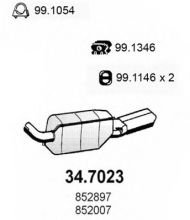 Амортизатор ASSO 34.7023