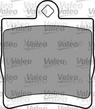 Комплект тормозных колодок VALEO 597268