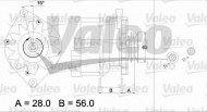 Генератор VALEO 436295