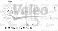 Генератор VALEO 436416