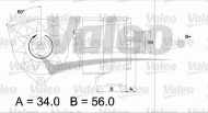 Генератор VALEO 436626