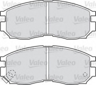 Комплект тормозных колодок VALEO 598625