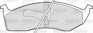 Комплект тормозных колодок VALEO 598556