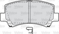Комплект тормозных колодок VALEO 598843