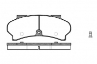 Комплект тормозных колодок WOKING P1263.02