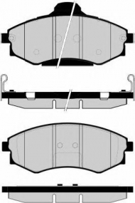 Комплект тормозных колодок Brake ENGINEERING PA1522
