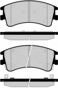 Комплект тормозных колодок Brake ENGINEERING PA1537