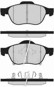 Комплект тормозных колодок Brake ENGINEERING PA1612