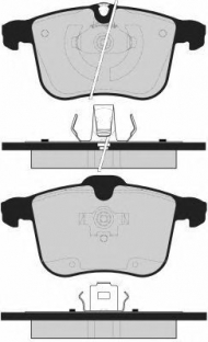 Комплект тормозных колодок Brake ENGINEERING PA1618