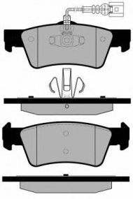 Комплект тормозных колодок Brake ENGINEERING PA1725