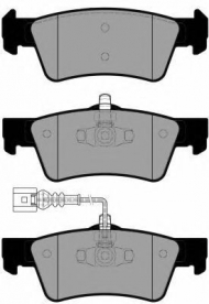 Комплект тормозных колодок Brake ENGINEERING PA1863