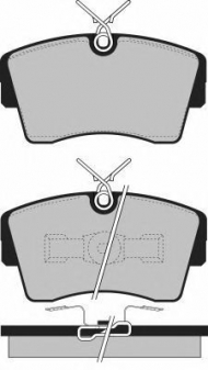 Комплект тормозных колодок Brake ENGINEERING PA529