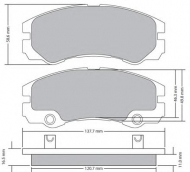Комплект тормозных колодок FREMAX FBP-1206